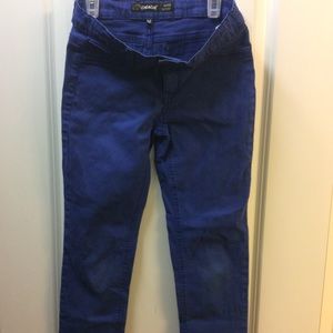 Royal blue Jordache super skinny jeans